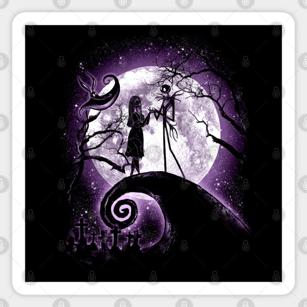 Moonlight Nightmare (Purple) Sticker by FanFreak